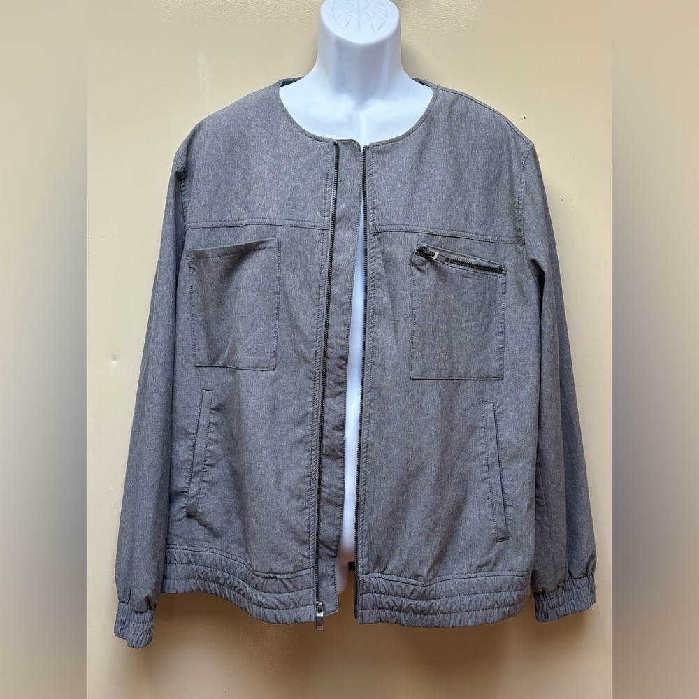Alfani Men's Gray Lightweight Bomber Jacket